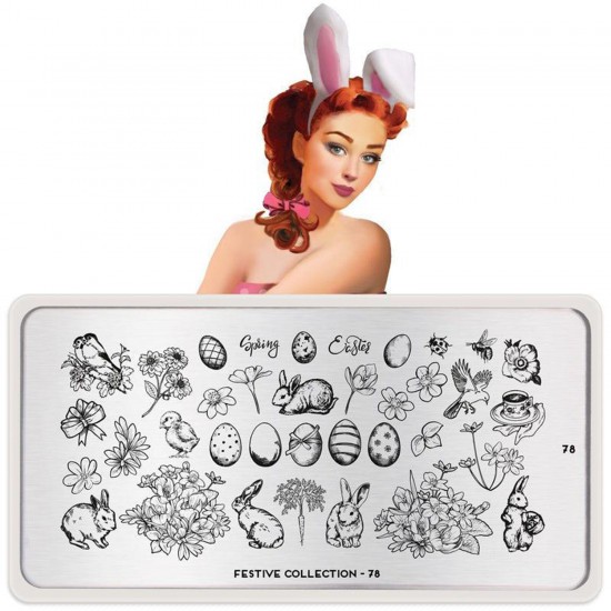 Stamping Plate Festive 78 