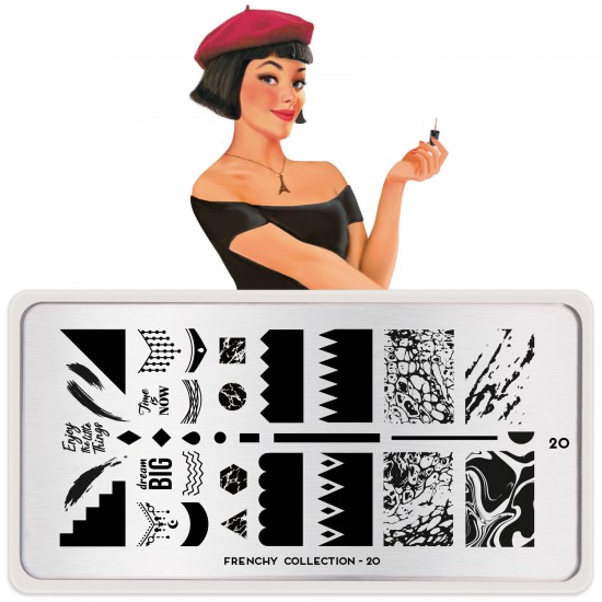 Stamping Plate Frenchy 20