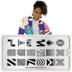 Stamping Plate Holy Shapes 01 Stamping Plate Holy Shapes 01