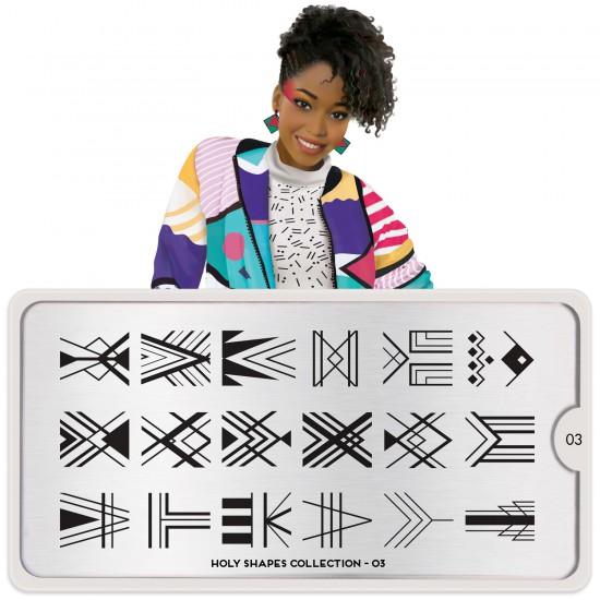 Stamping Plate Holy Shapes 03