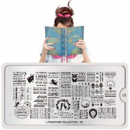 Plaque de tamponnage LITTÉRATURE 03 (Saint-Valentin) 