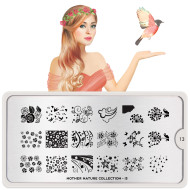 Plaque de tamponnage Mother Nature 13