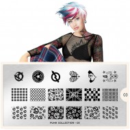 Staming plate Punk 03 