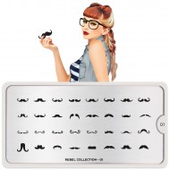 Plaque de tamponnage  Rebel 01