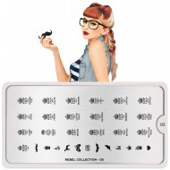 Plaque de tamponnage Rebel 05