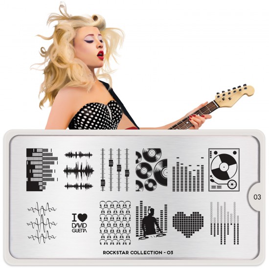 Plaque de tamponnage Rockstar 03