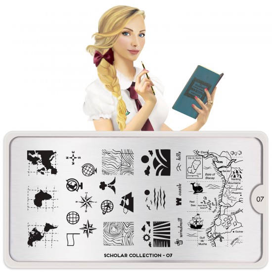 Plaque de tamponnage Scholar 07