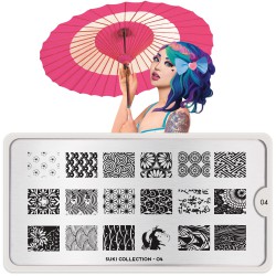 Plaque de tamponnage Suki 04