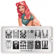 Stamping plate Back to the 20's 02