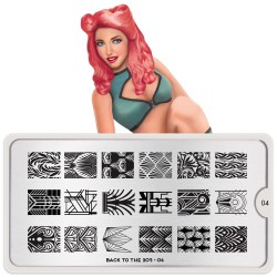 Plaque de tamonnage Back to the 20's 04