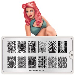 Plaque de tamponnage Back to the 20's 05