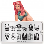 Plaque de tamonnage Back to the 50's 02