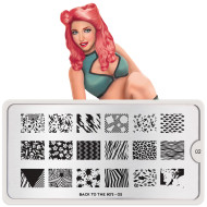 Plaque de tamponnage Back to the 80's 02