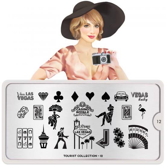 Plaque de tamponnage Tourist 12