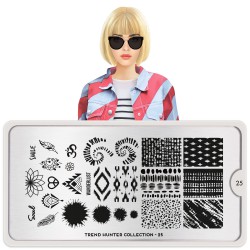 Plaque de tamponnage Trend Hunter 25 Plaque de tamponnage Trend Hunter 25