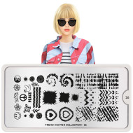 Plaque de tamponnage Trend Hunter 26