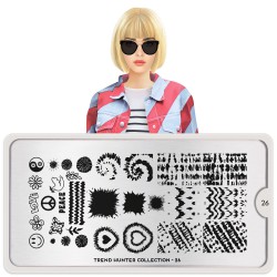 Plaque de tamponnage Trend Hunter 26 Plaque de tamponnage Trend Hunter 26