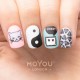 Stamping plate Tumblr Girl 07 