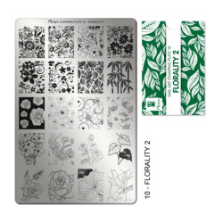 Stamping plate 10 FLORALITY 2
