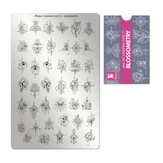 Stamping plate 77 BLOSSOMETRY