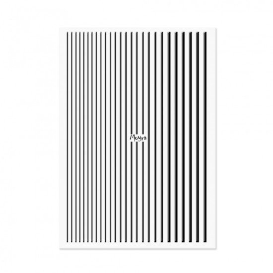  Nail art strips No. 05 BLACK