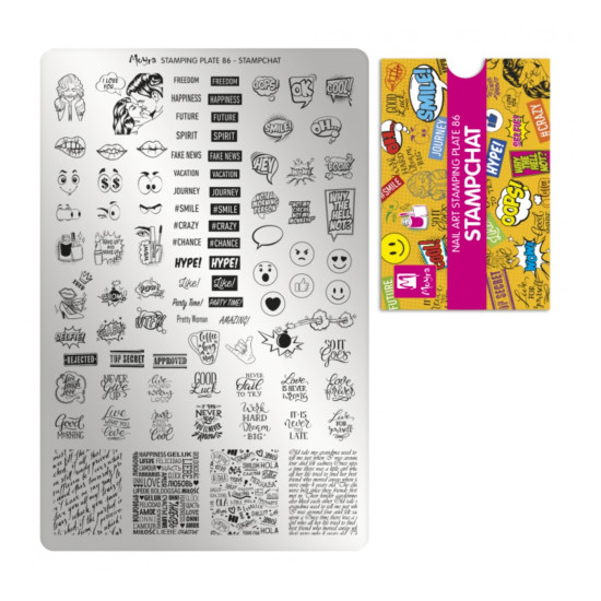 Stamping plate 86 STAMPCHAT