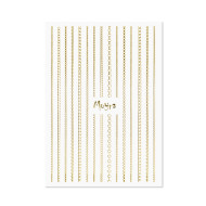  Nail art strips - Chain No. 01 GOLD