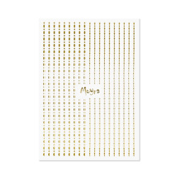  Nail art strips - Dots No. 01 GOLD