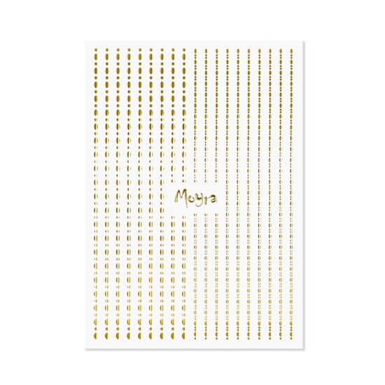  Nail art strips - Dots No. 01 GOLD