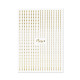  Nail art strips - Dots No. 01 GOLD
