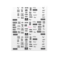  Nail stickers (self-adhesive) No. 11