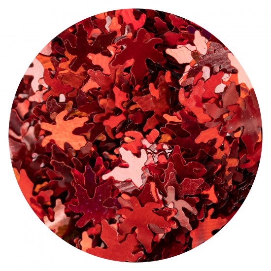 Glitter Leaves RUBRUM