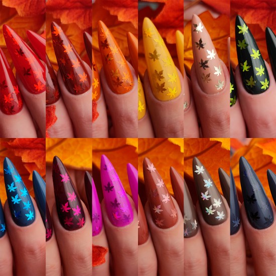 Glitter Leaves Collection