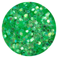 Hexagon Transparent S Green