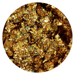 Blad HOLOGRAM GOUD