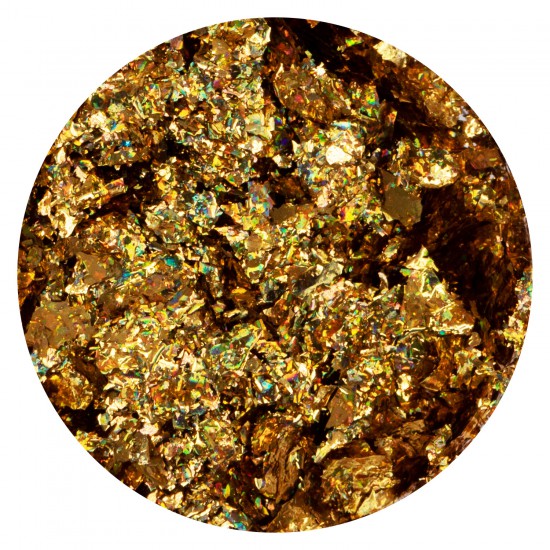 Feuille HOLOGRAMME OR