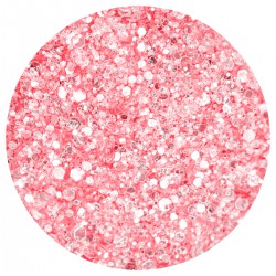 Pastel Glitter Coral