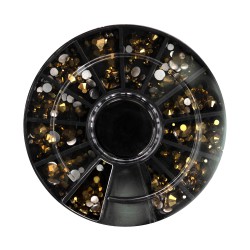 GOLD MIX Carrousel Premium Rhinestones GOLD MIX Carrousel Premium Rhinestones