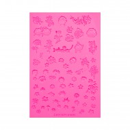 Silicone Stamping Plate FLOWERS