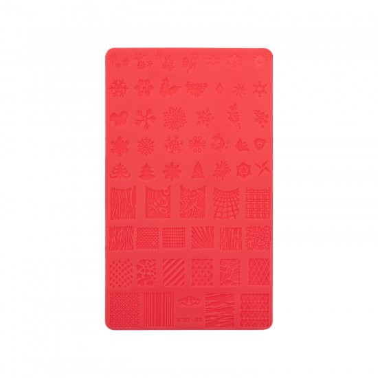 Silicone Stamping Plate GEOMETRIC 01