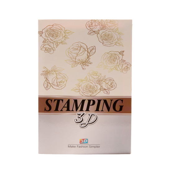 Silicone Stamping Plate FLOWERS