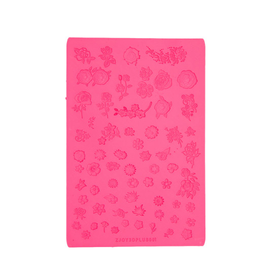 Silicone Stamping Plate FLOWERS
