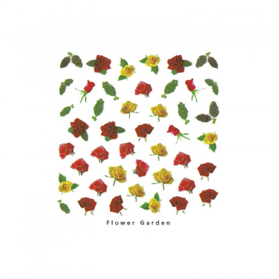 Flower Garden, Passionate & Love Sticker 71084