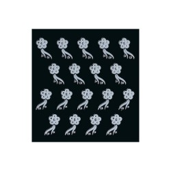 Line Art Stickers, White Bride