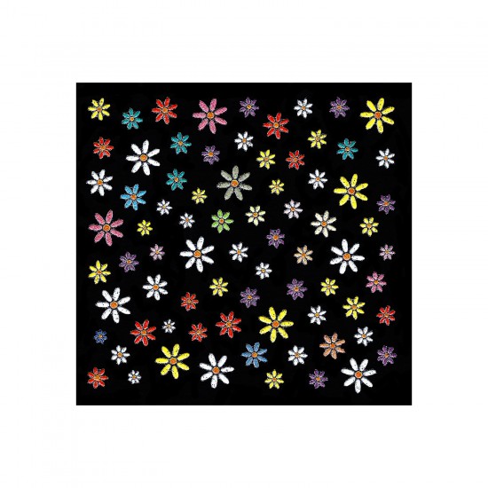 Fresh Love, Fluffy Flowers 3D Stickers 71099