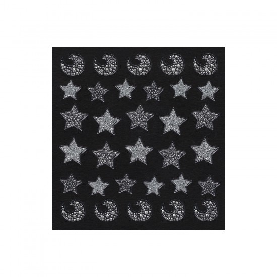 Moon & Stars Dazzling Stickers