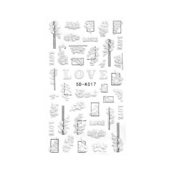 Nail Art Stickers LOVE ORNAMENTS Nail Art Stickers LOVE ORNAMENTS