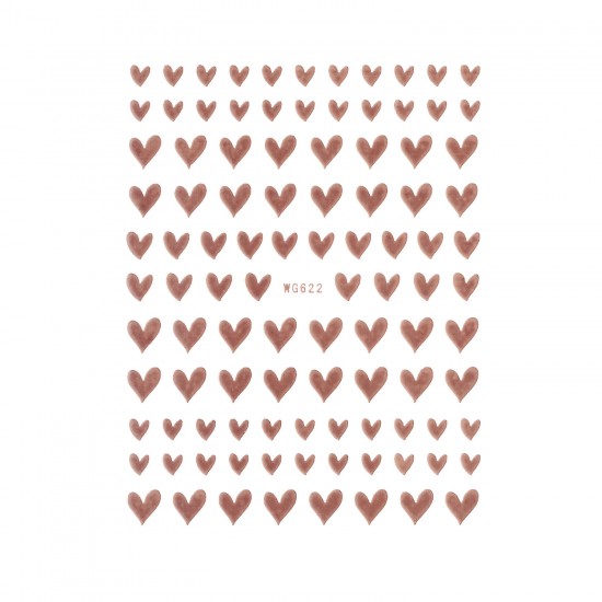 Nail Art Sticker FULL OF LOVE PINK
