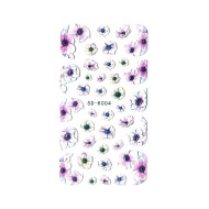 Nail Art Sticker DELICATE VIOLETS