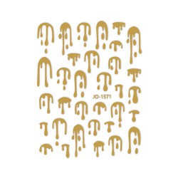 Nail Art Sticker DRIP GOLD Nail Art Sticker DRIP GOLD